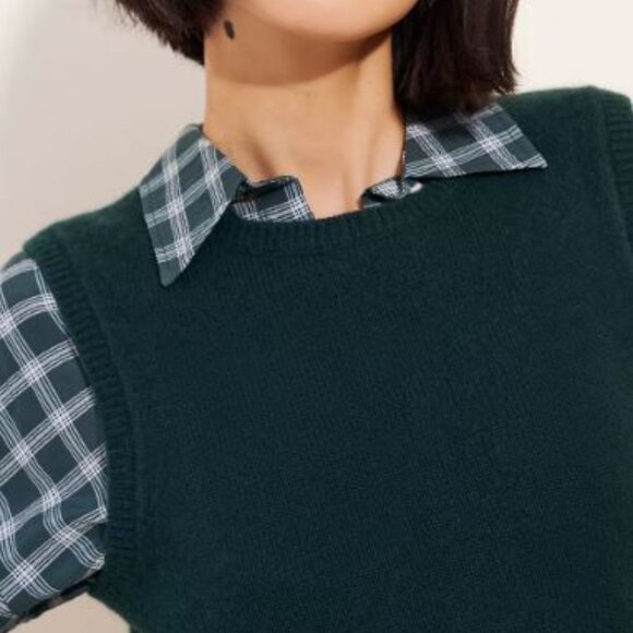 Alex Mill Erin Cashmere Sweater Vest - Picture 4 of 4